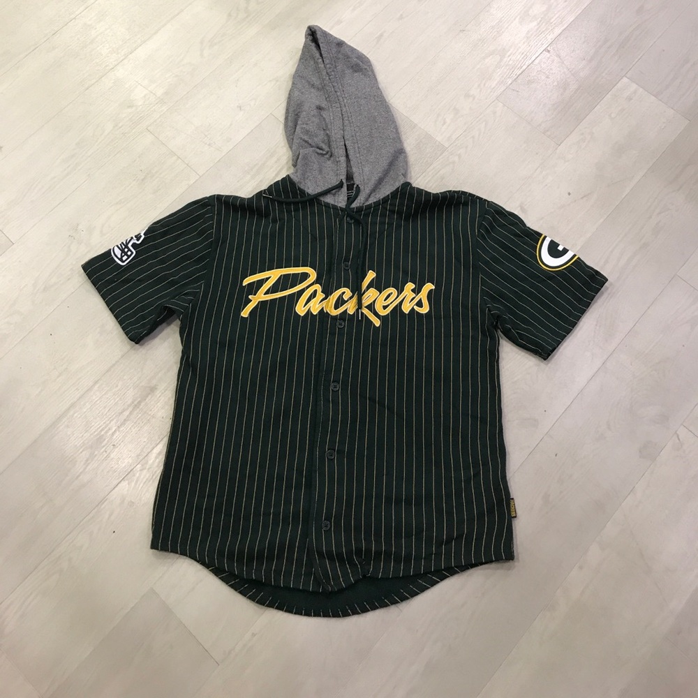 Green Bay packers hoodie button up size M